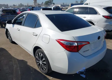 2014 Toyota Corolla Le from USA, damaged, VIN 5YFBURHE7EP093310